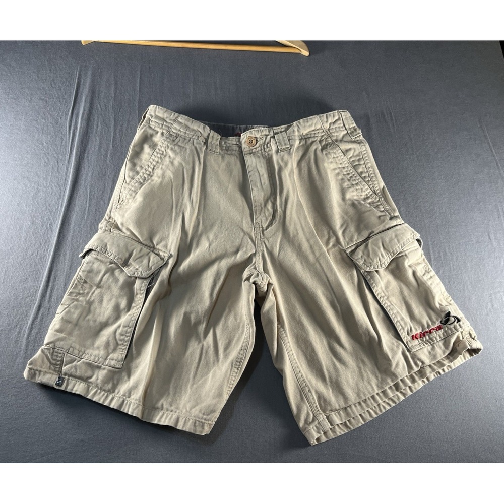 Vintage Y2K Kirra Cargo Shorts Point Break Skate Beige Size 30
